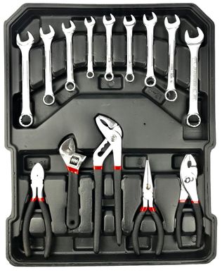 Великий набір інструментів 580 шт у валізі для дому та авто набір інструментів, ключів та головок